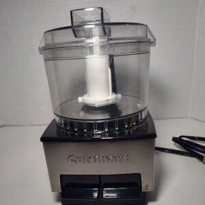 Cuisinart Mini Prep DLC-1SS Food Processor Black & Stainless 2.5 Cup Test/Works